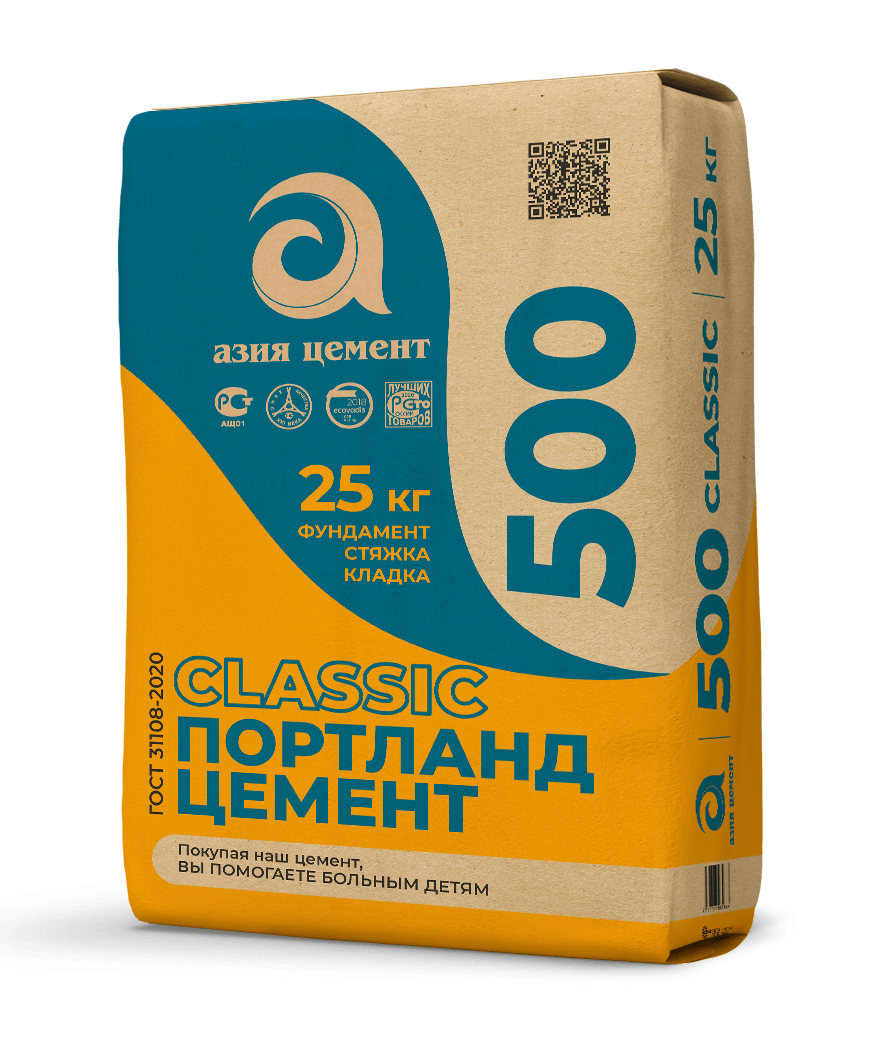 ASIA CEMENT CLASSIC 500, 25 KG
