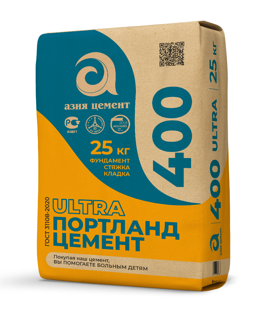 ASIA CEMENT ULTRA 400, 25 KG