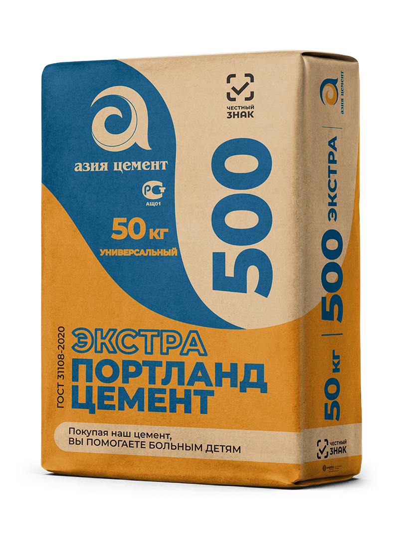 Азия Цемент Extra 500, паллета